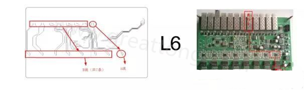 根據(jù)客戶端提供的信息，確認(rèn)為L(zhǎng)6層光口8與芯片8之間的兩條差分阻抗線調(diào)試不通-深圳宏力捷