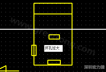 PCB設(shè)計(jì)時(shí)后焊元件焊盤開孔過大容易使焊錫流進(jìn)插座造成短路。