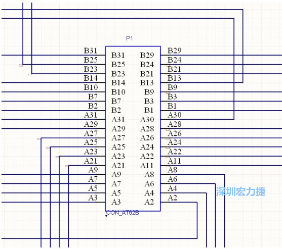 雙擊 1.SchDoc，文件可以被正常打開，下圖是其中的一部分：