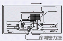 圖2：升壓電路的PCB設(shè)計示例。