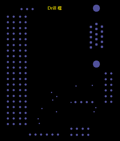 產(chǎn)生Drill File及 Map File 的Gerber 檔案，此會(huì)產(chǎn)生描述此PCB所用到的鉆孔的孔徑尺寸及鉆孔的座標(biāo)資訊。